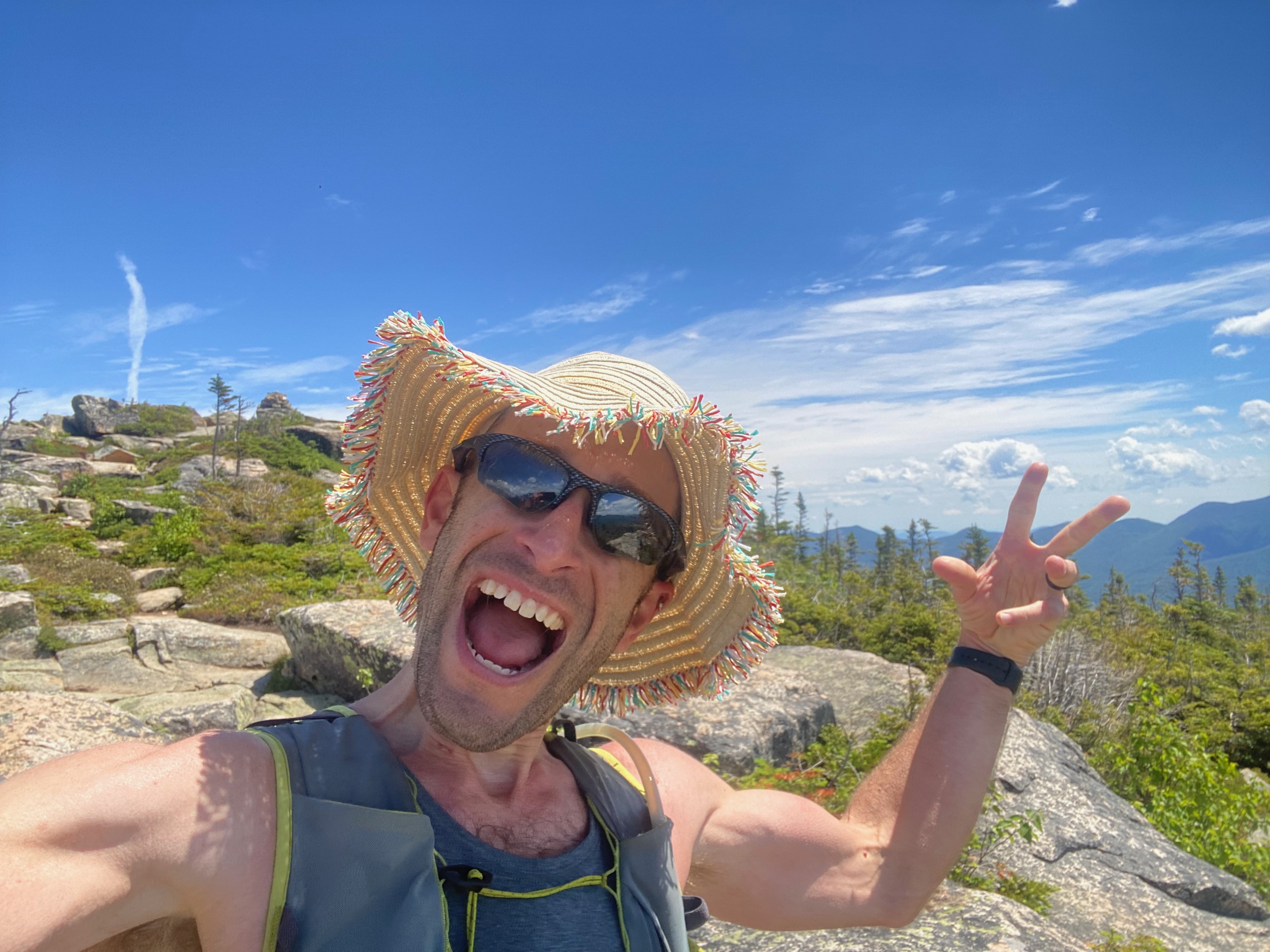 Summit selfie on Franconia Ridge