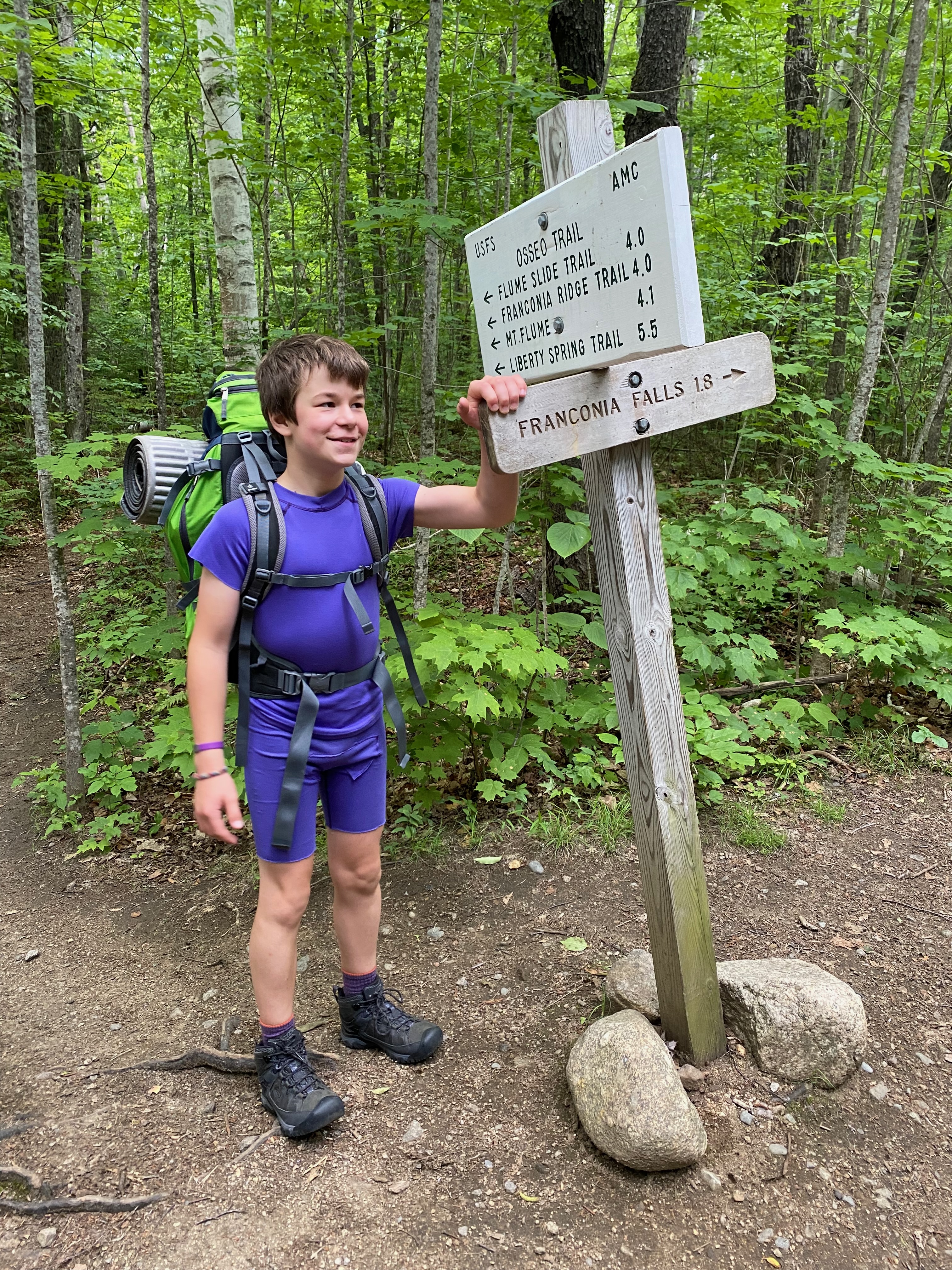 Osseo Trail junction sign